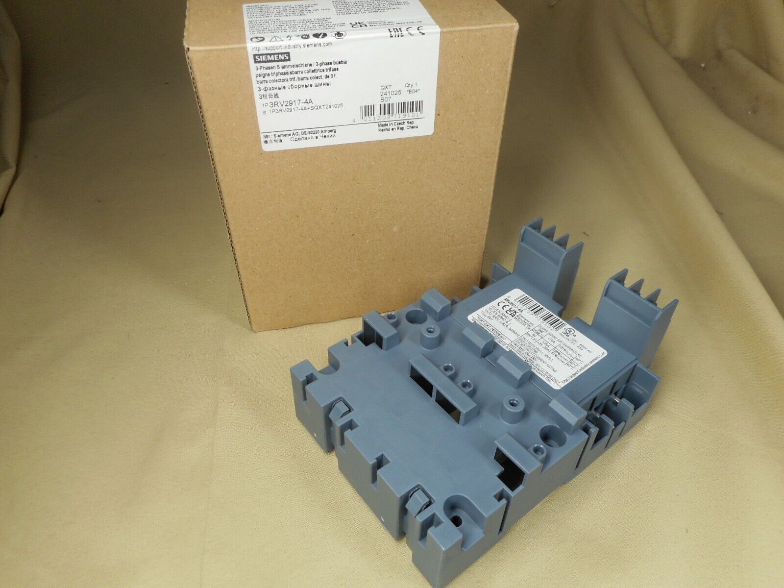 SIEMENS 3RV2917-4A bus bar (NIB)