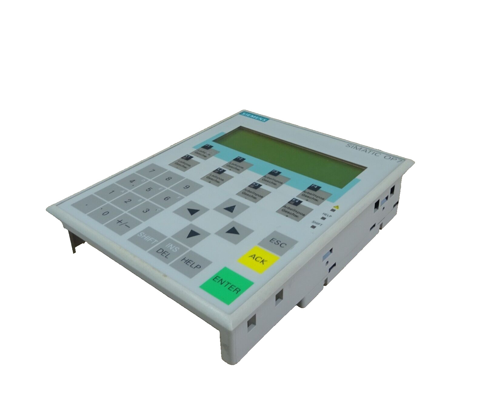 SIEMENS 6AV3 607-1JC20-0AX1 -USED- SIMATIC OPERATOR PANEL OP7-DP
