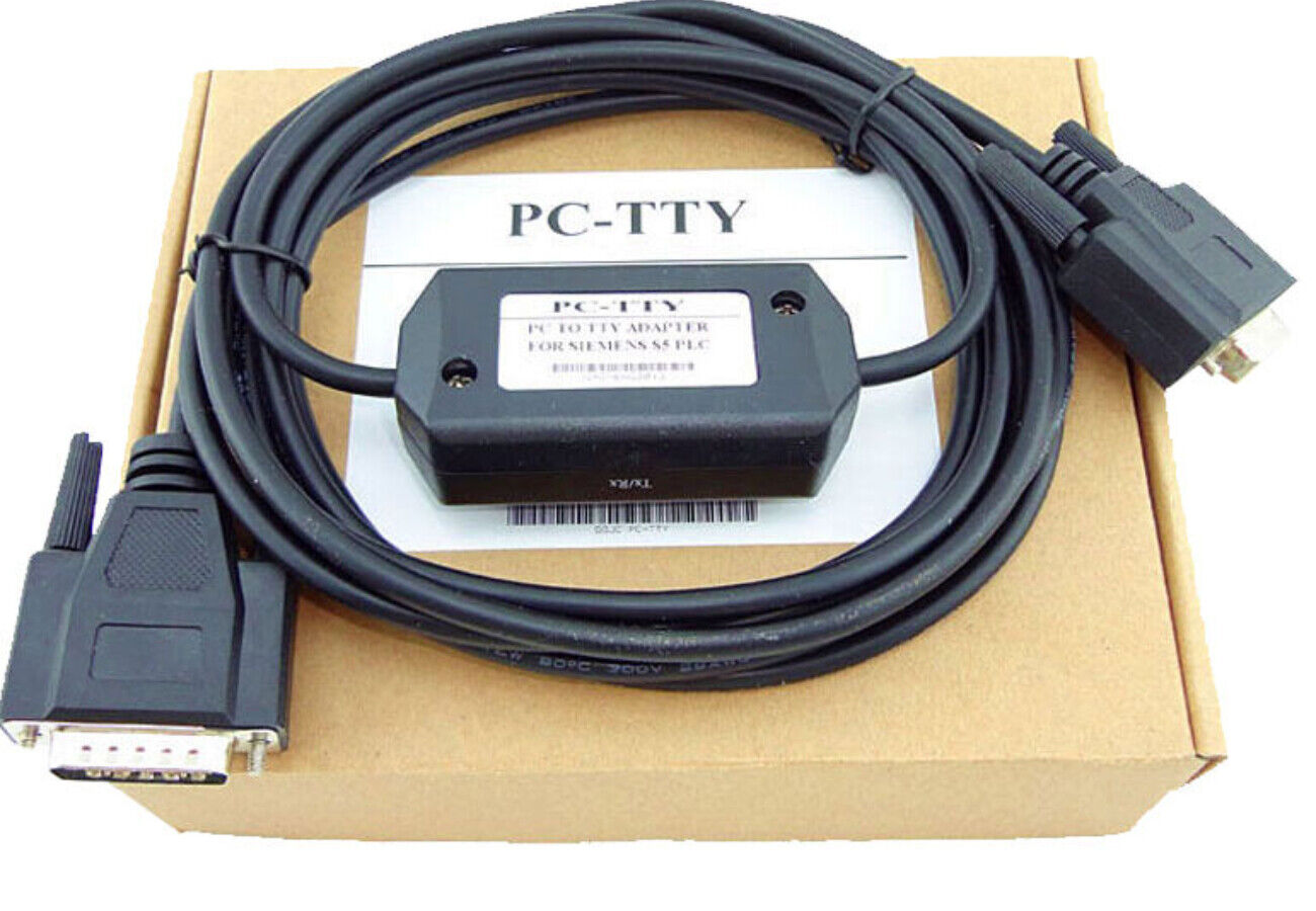 1pcs PC-TTY 6ES5734-1BD20 DB9 To DB15 PLC Cable For Siemens SIMATIC S5 PLC