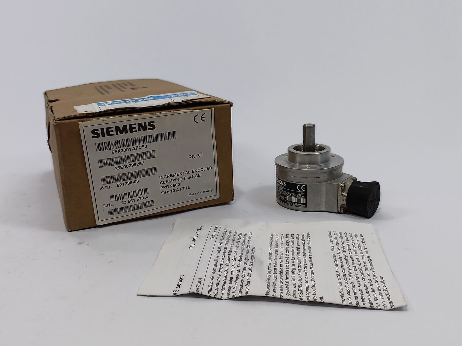 Siemens 6FX2001-2PC50 Incremental Encoder
