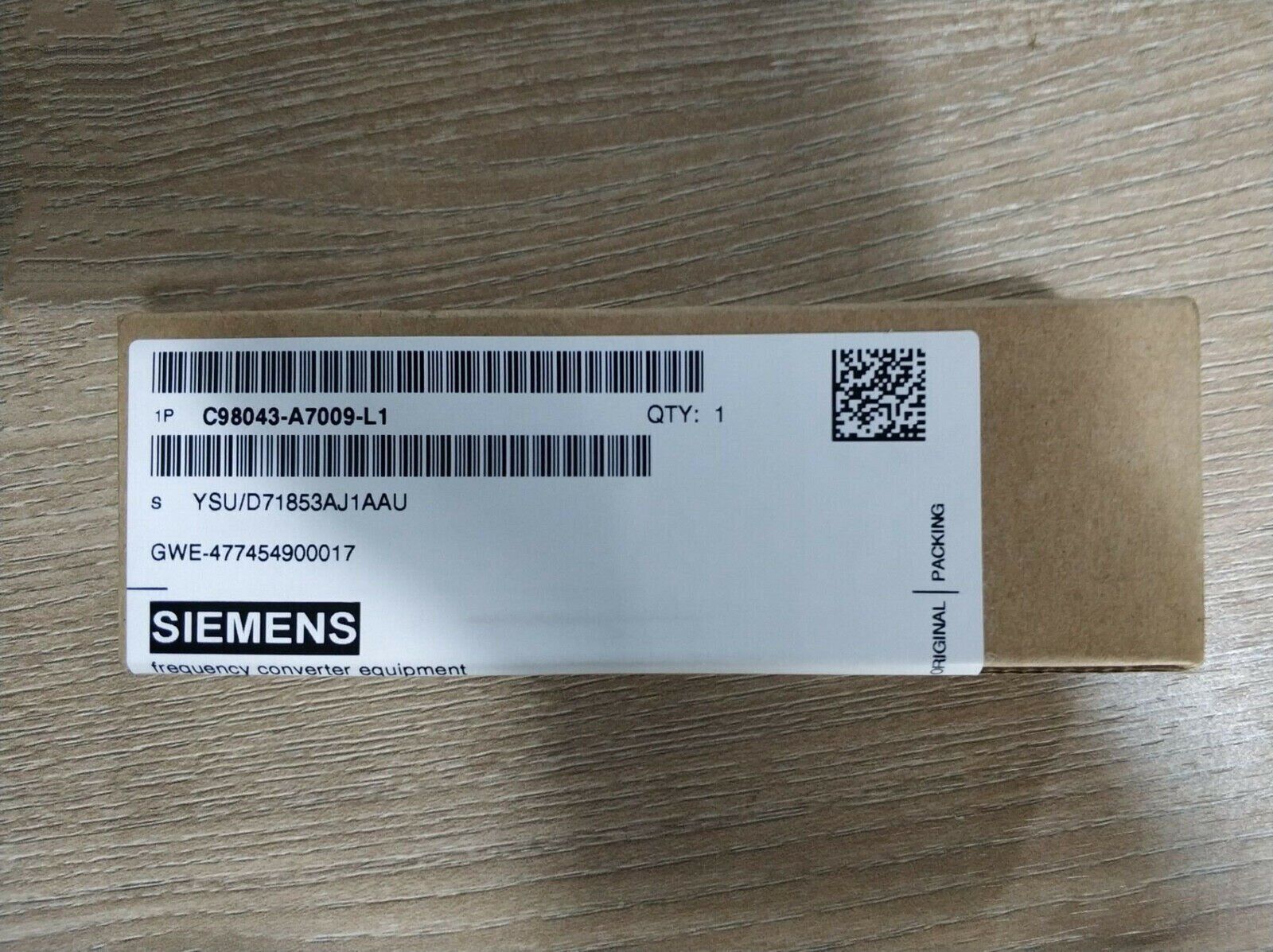 New 1PC Siemens DC speed control memory board C98043-A7009-L1 One year warranty