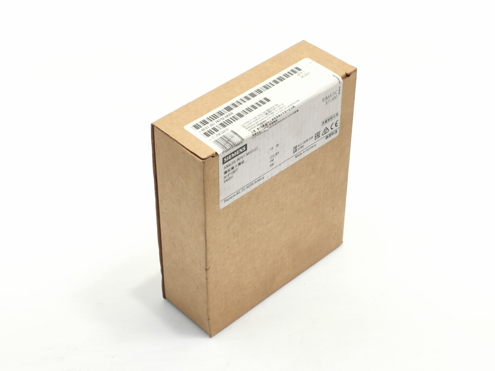 Siemens 6ES7 331-7KF02-0AB0 SIMATIC S7-300 ANALOG INPUT MODULE