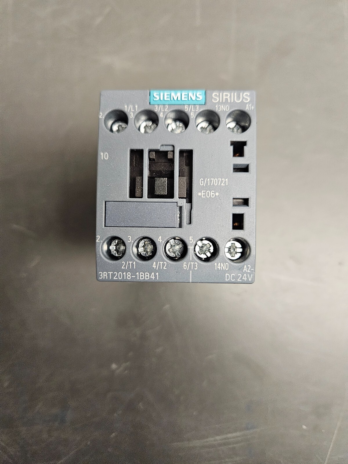 SIEMENS 3RT2018-1BB41 SIZE S0 NON-REVERSING MOTOR CONTACTOR 16A NO BOX