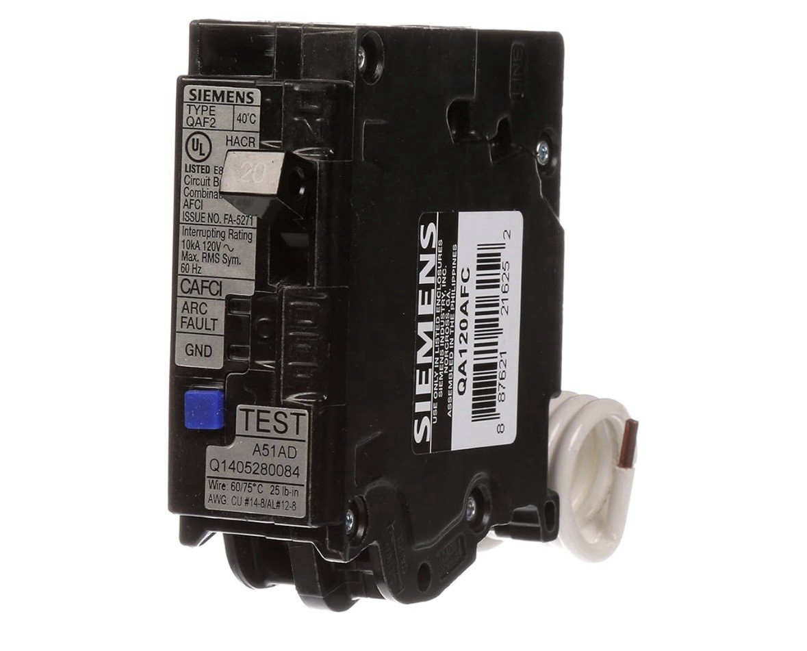 Siemens QA120AFC Combination Type Arc Fault Cicuit Interrupter