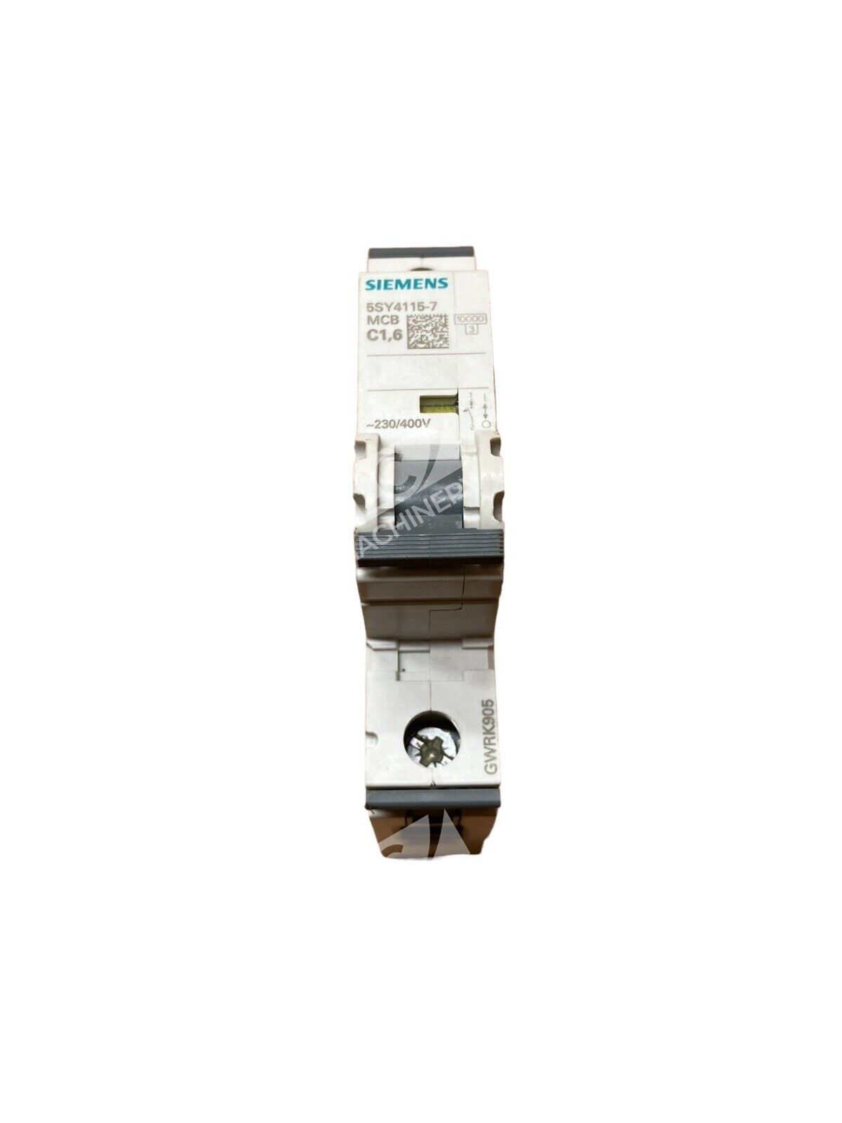 Siemens 5SY4115-7 MCB C1.6 1.6A 1 Pole Circuit Breaker