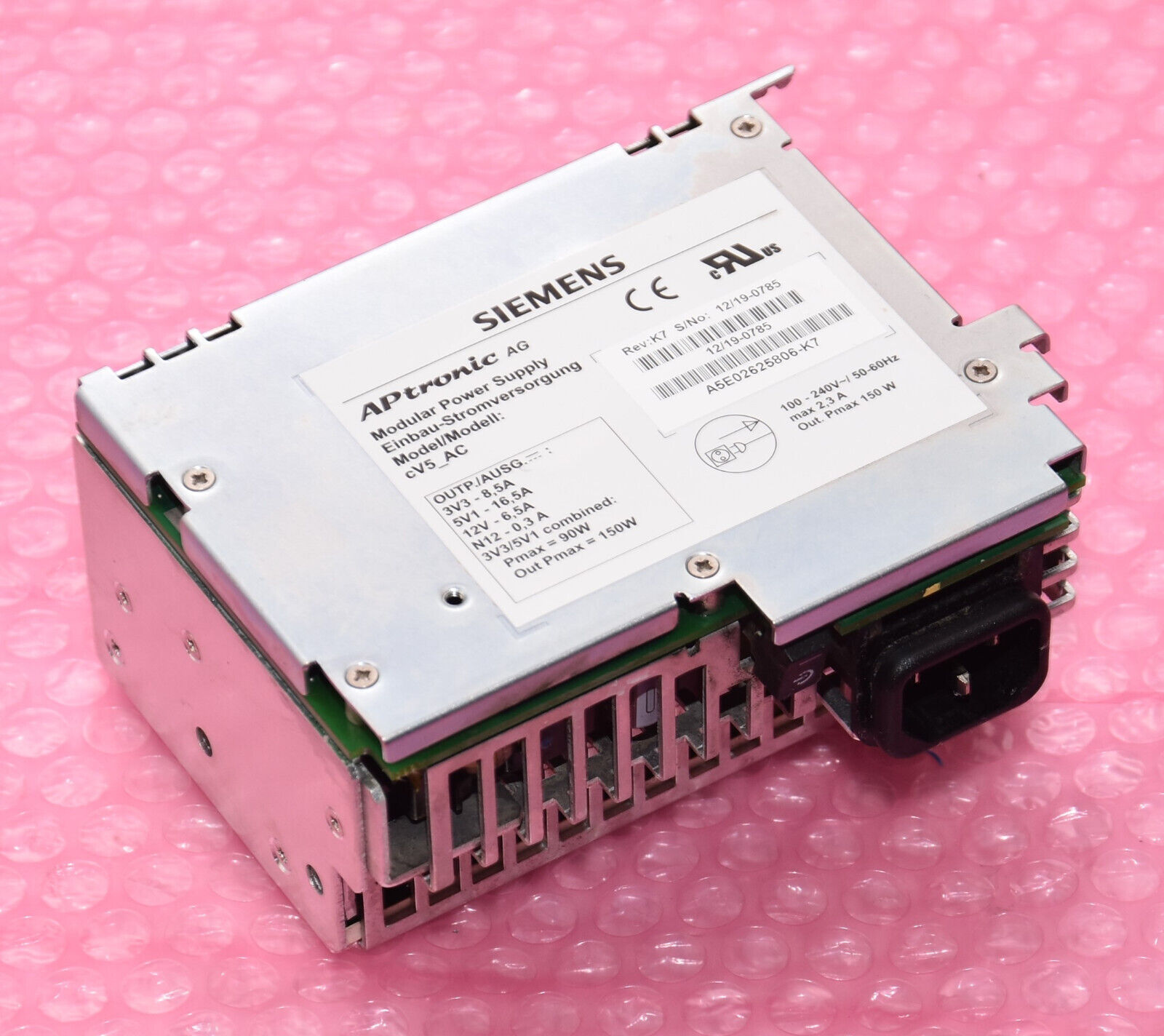Siemens Simatic PC / A5E02625806 - K7 / cV5_AC / PC Stromversorgung / APtonic AG