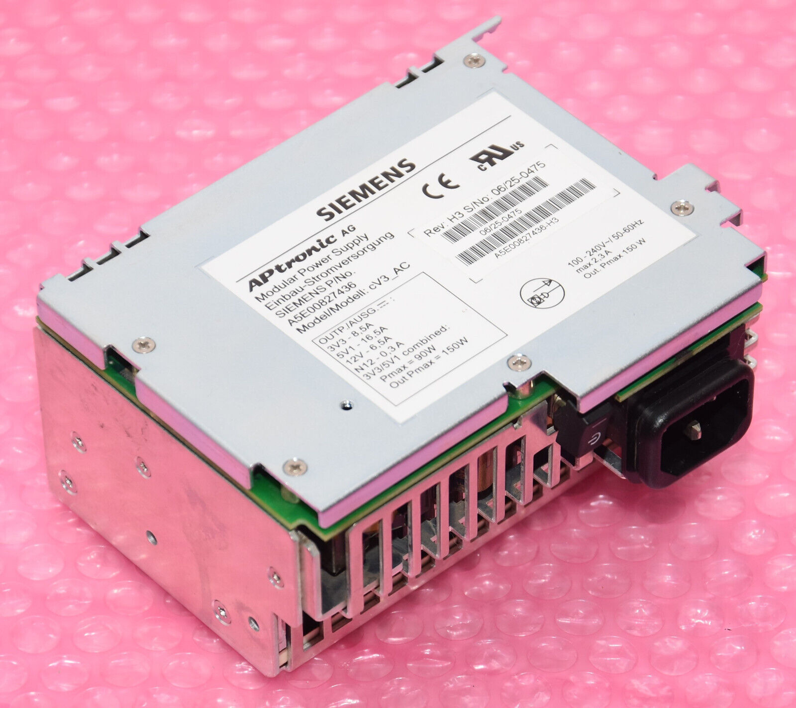 Siemens PC Stromversorgung / A5E00827436 / Model: cV3_AC / APtronic