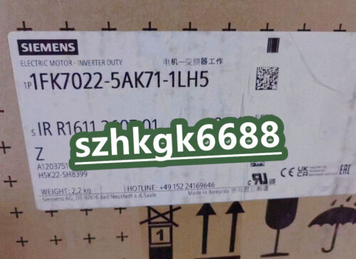 1PC NEW 1FK7022-5AK71-1LH5 Siemens Servo Motor 1FK7022-5AK71-1LH5 Fast Shipping