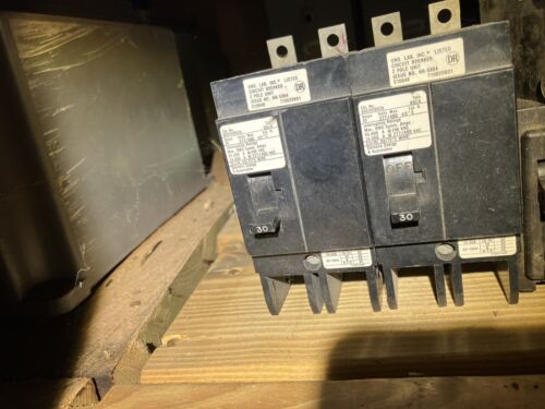 Siemens BQCH2B030, 30 Amp, 277 Volt, 2 Pole, 14K, Circuit Breaker Lot 2 New