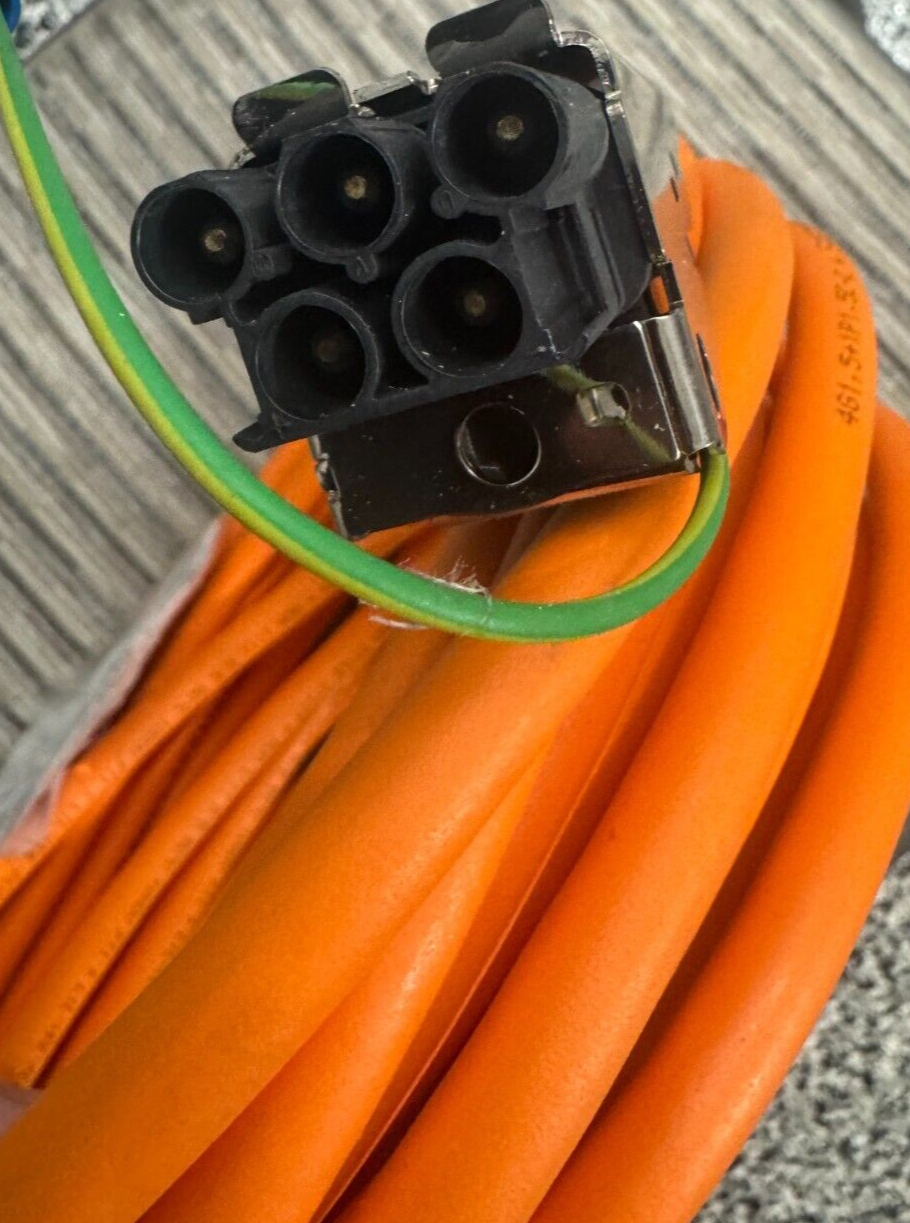 SIEMENS A5E02403572_A1 Industrial Cable w/ A5E02096937 Connector 20M Length -...