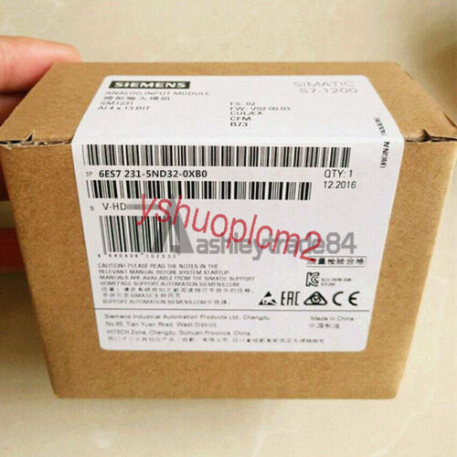 1PC New Siemens Analog Module 6ES7 231-5ND32-0XB0 6ES7231-5ND32-0XB0