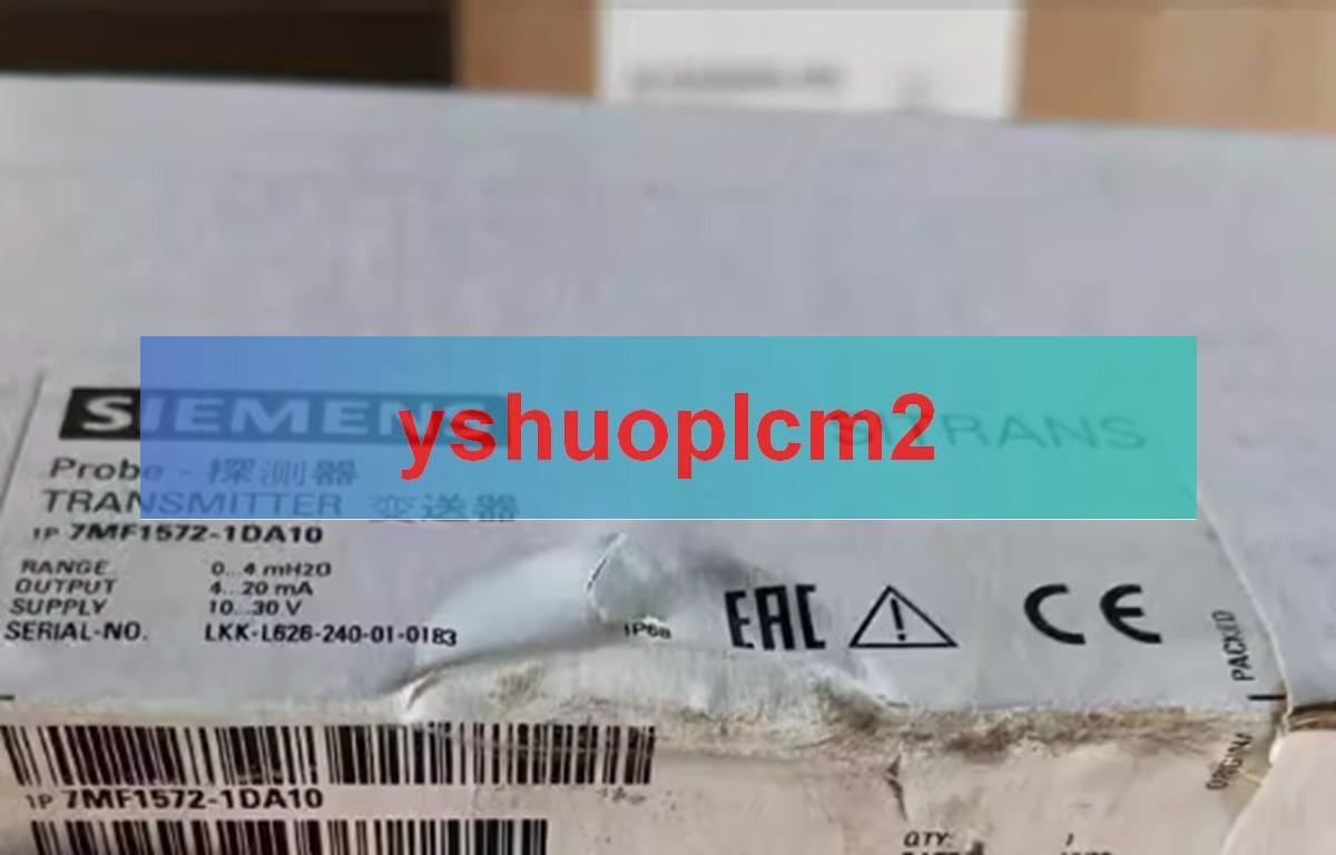 NEW SIEMENS INPUT LIQUID LEVEL TRANSMITTER 7MF1572-1DA10