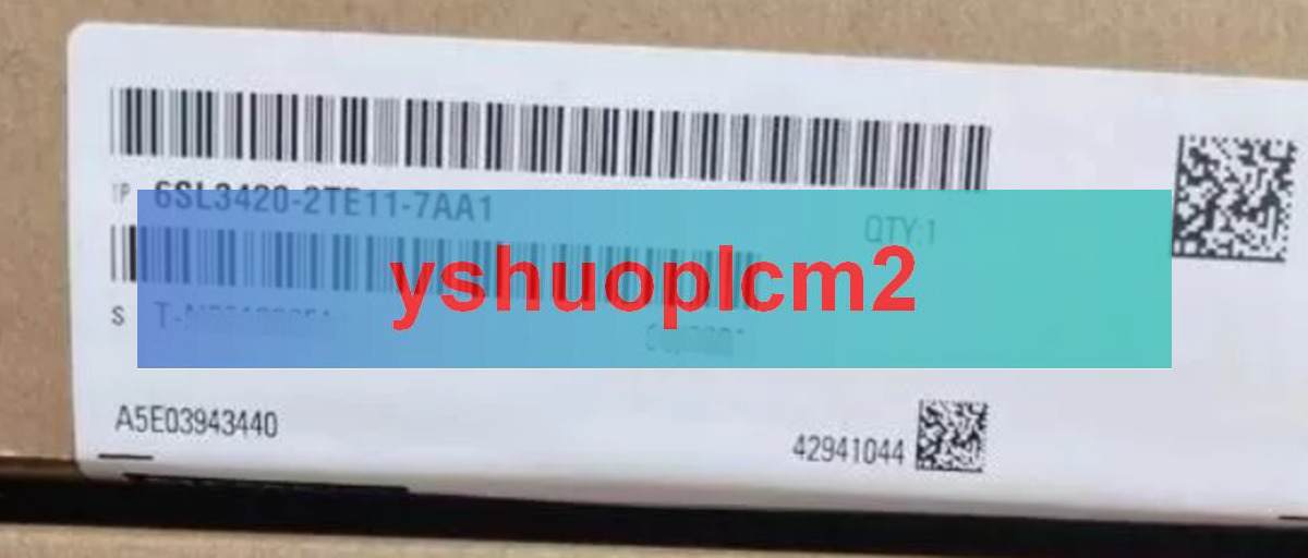 NEW Siemens 6SL3420-2TE11-7AA1 S120 dual motor module 6SL3 420-2TE11-7AA1