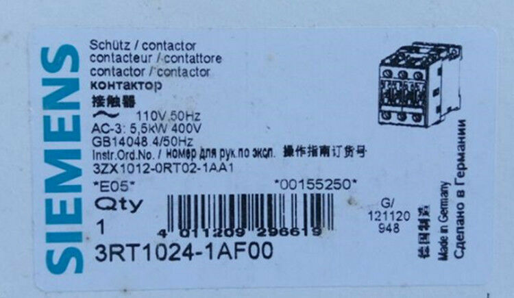 1PC NEW SIEMENS 3RT1024-1AF00 free shipping