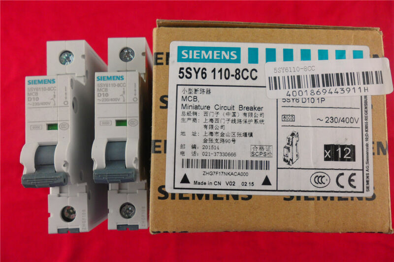 1pc Siemens 1P 10A 5SY6110-8CC circuit breaker free shipping