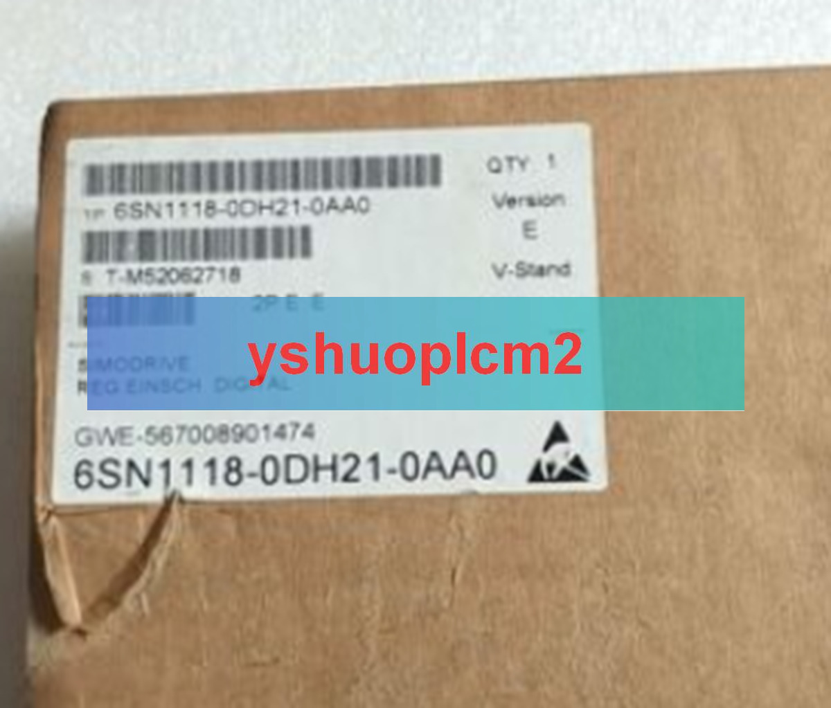 Siemens 6SN1118-0DH21-0AA0 SIMODRIVE 611-D Digital Performance Control Plug-in