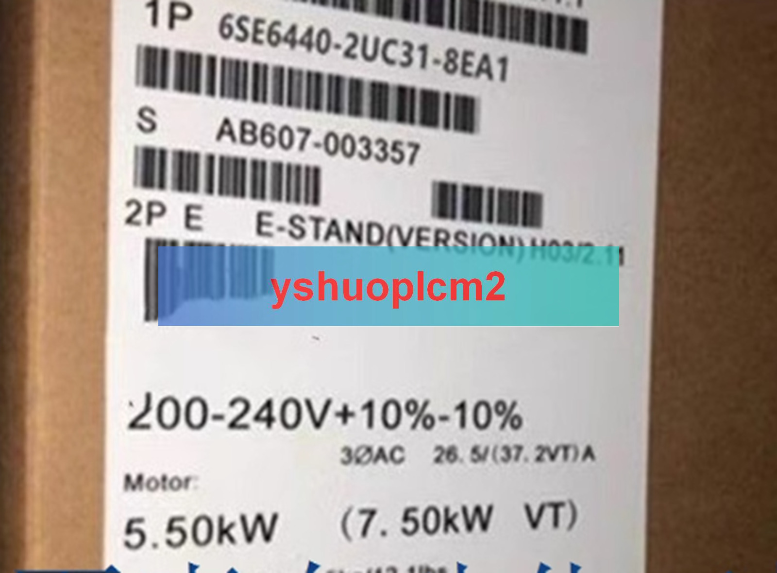 NEW SIEMENS 6SE6440-2UC31-8EA1 Inverter 6SE6 440-2UC31-8EA1