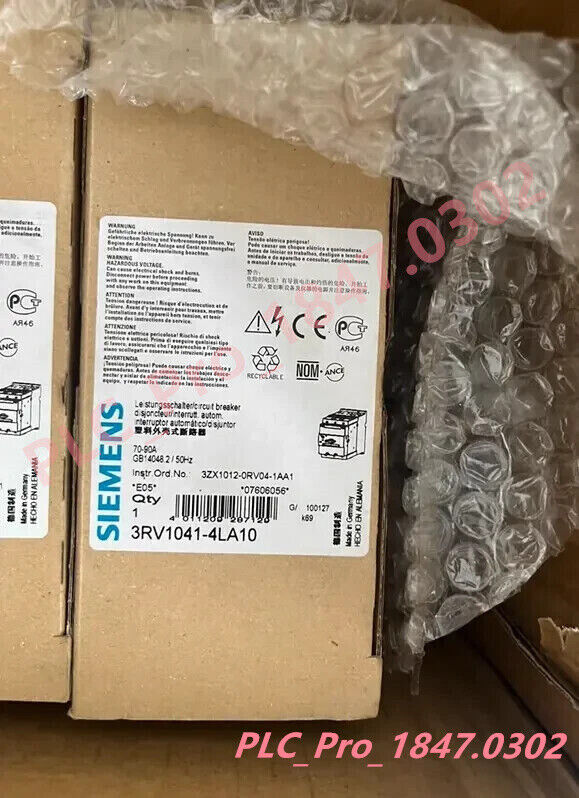 3RV1041-4LA10 1PCS Brand New Siemens 3RV1 041-4LA10 Quality Assurance  Fast ship