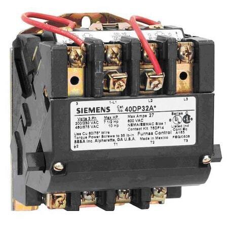 Siemens 40Jg32aa 240Vac Non-Reversing Magnetic Contactor 3P 135A Nema 4