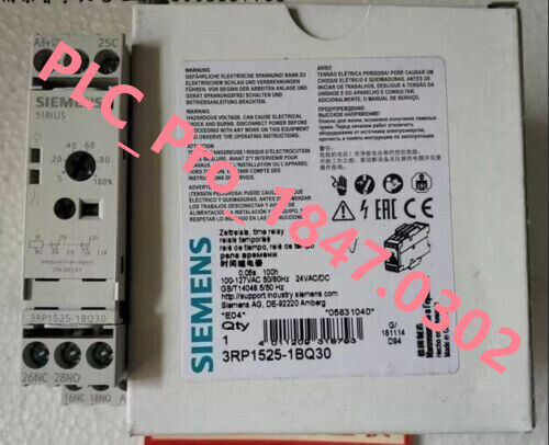 3RP1 525-1BQ30 1PCS Brand New Siemens 3RP1525-1BQ30 Quality Assurance  Fast ship
