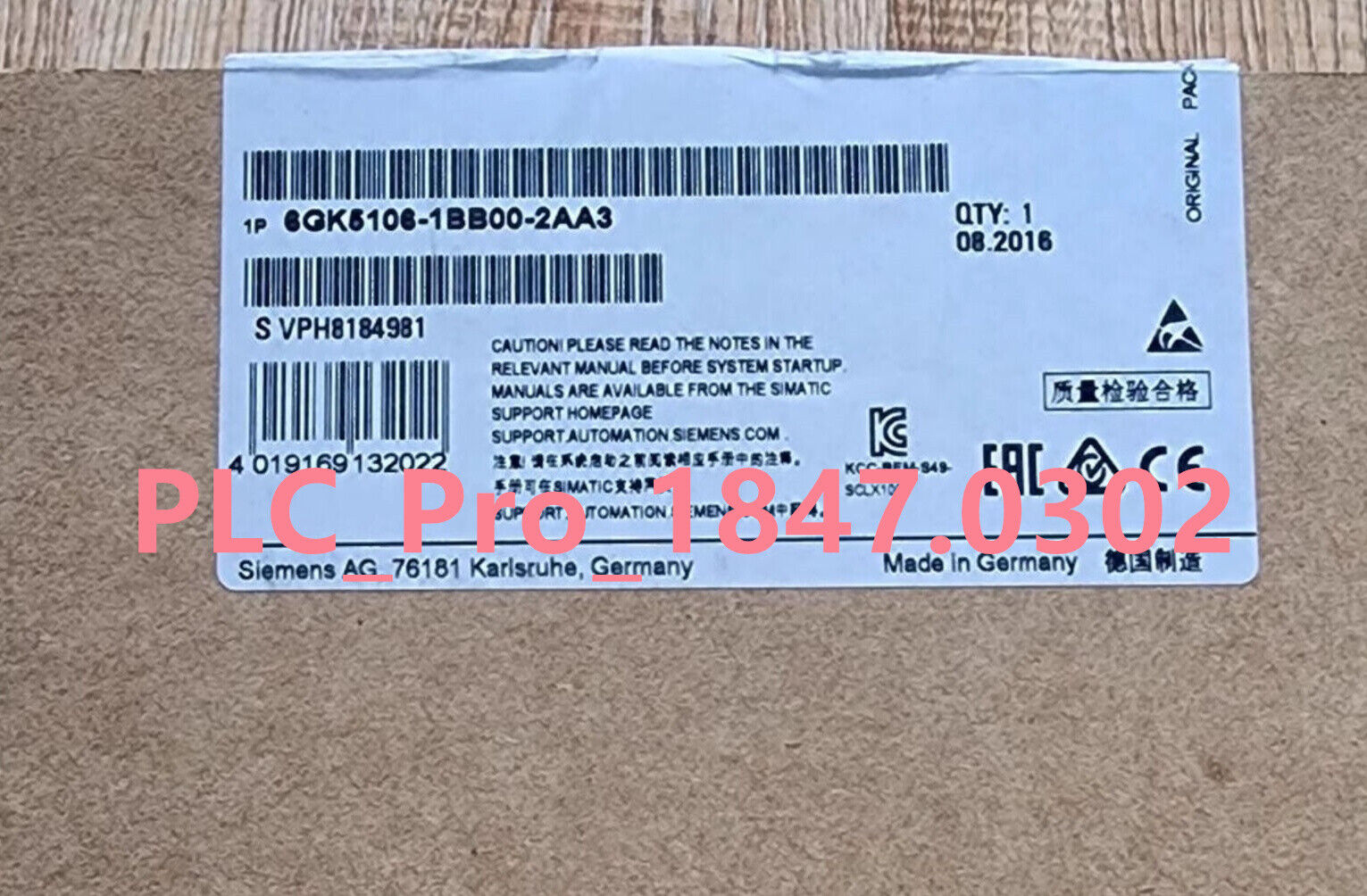 1PCS NEW SIEMENS 6GK5106-1BB00-2AA3 Electrical switch module Fast delivery