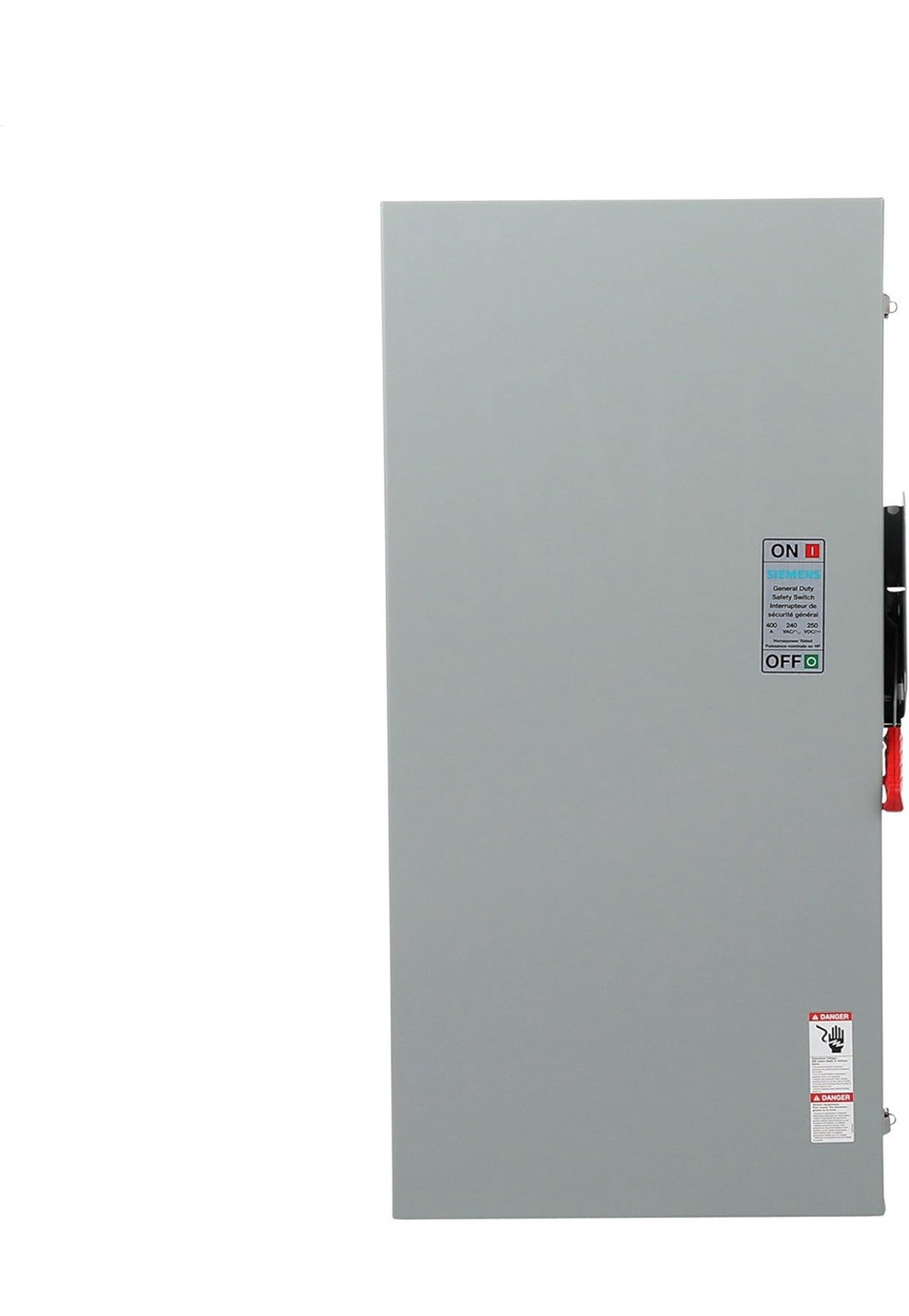 Siemens GF225NRA, 400 Amp, 240 Volt, 1PH3W, Nema 3R, Fused