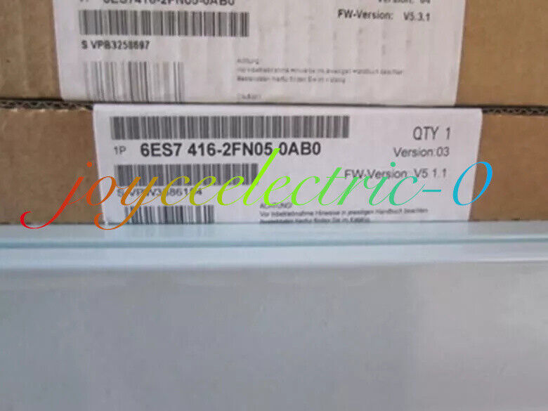 Brand New 1PCS Siemens 6ES7416-2FN05-0AB0 1-Year Warranty Expedited Shipping