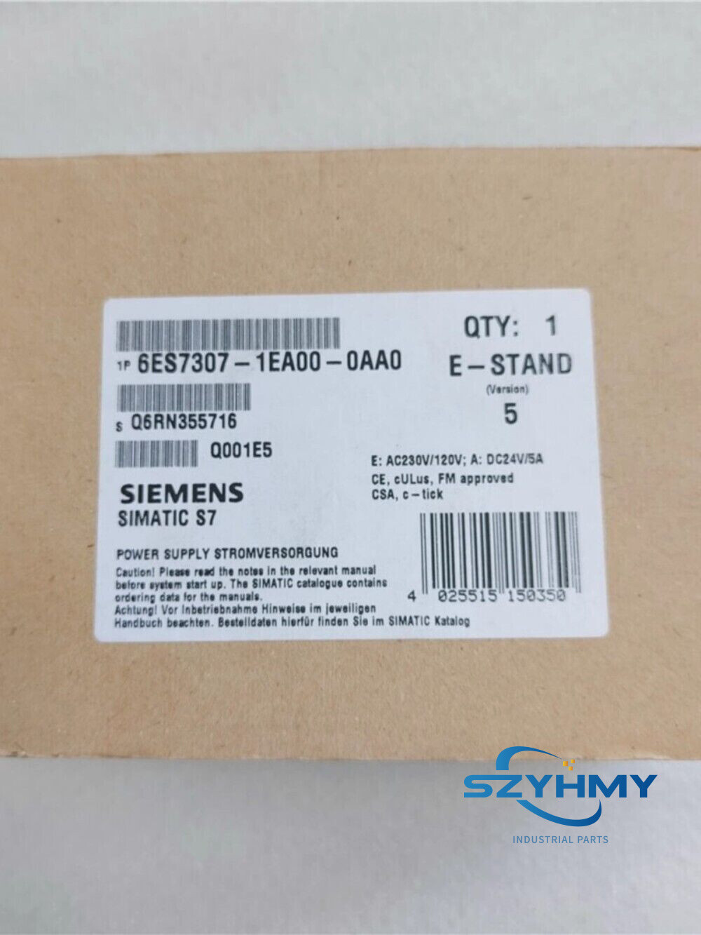SIEMENS 6ES7 307-1EA00-0AA0 Module #