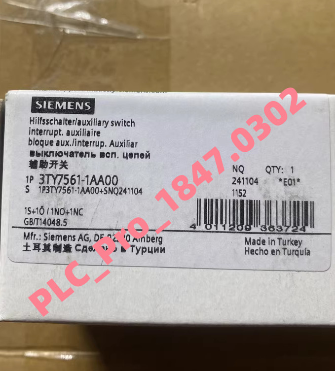3TY7 561-1AA00 1PCS Brand New Siemens 3TY7561-1AA00 Contact Switch  Fast ship