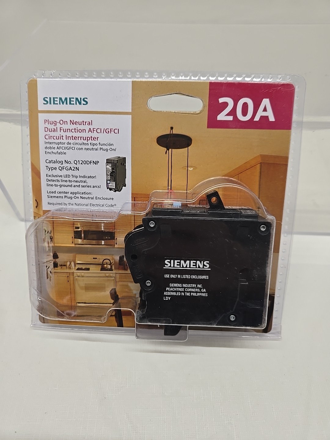 Siemens Q120DFNP Dual Function Circuit Breaker