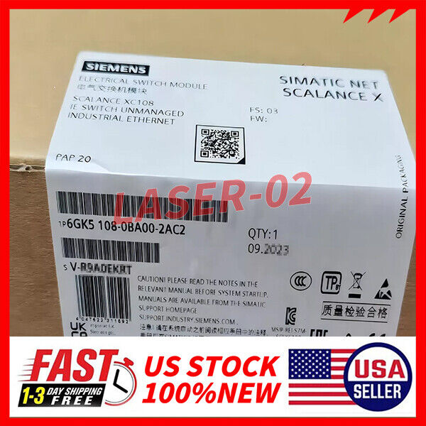 Siemens 6GK5108-0BA00-2AC2 Switch module Brand New Free Shipping