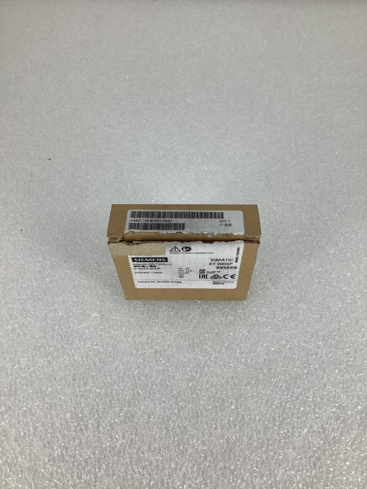Siemens Input Module  6ES7134-6HD01-0BA1