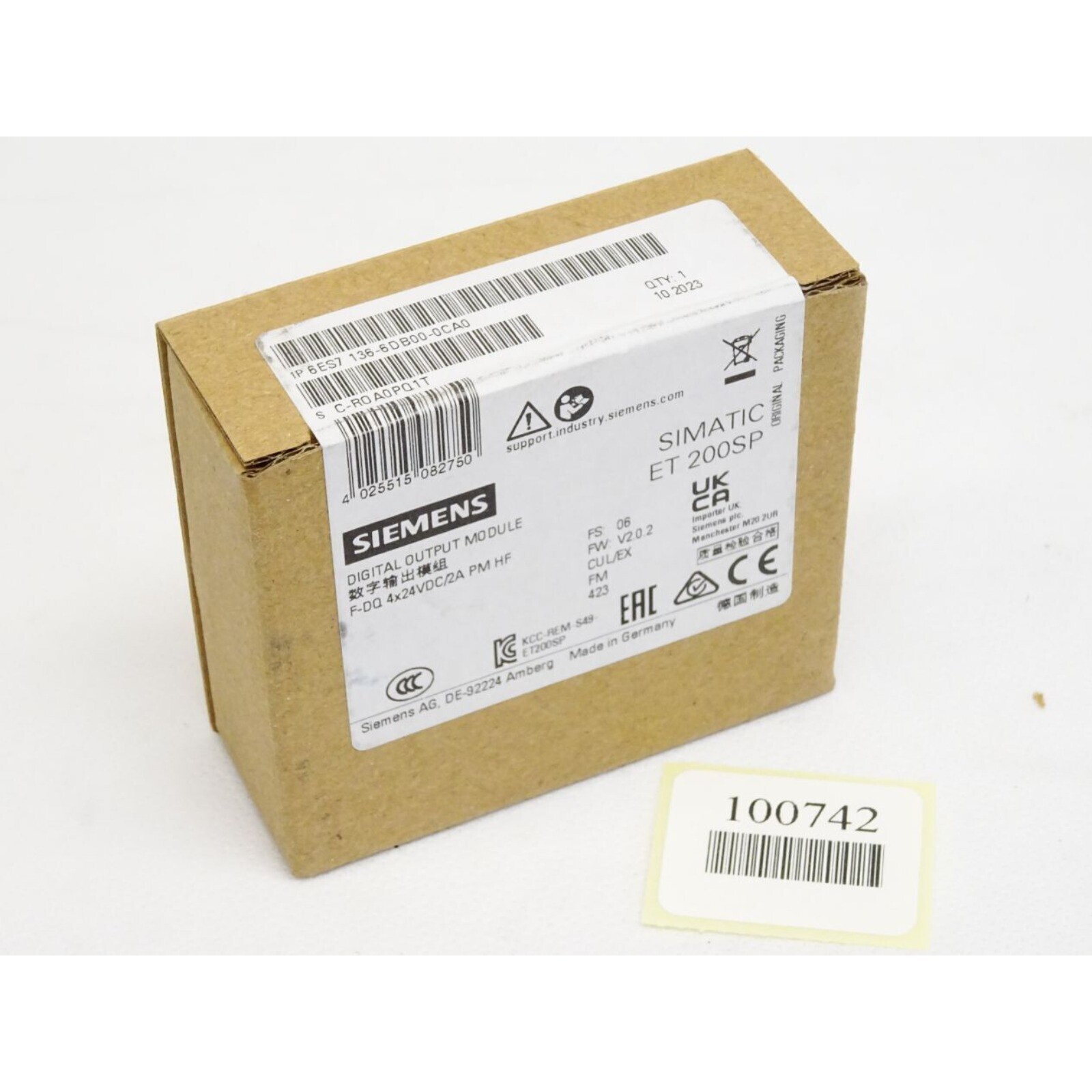 New Siemens 6ES7136-6DB00-0CA0 6ES71366DB000CA0 Electronic module for ET200SP