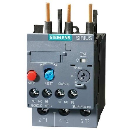 Siemens 3Ru21264ab0 Ovrload Relay,11 To 16A,3P,Class 10,690V