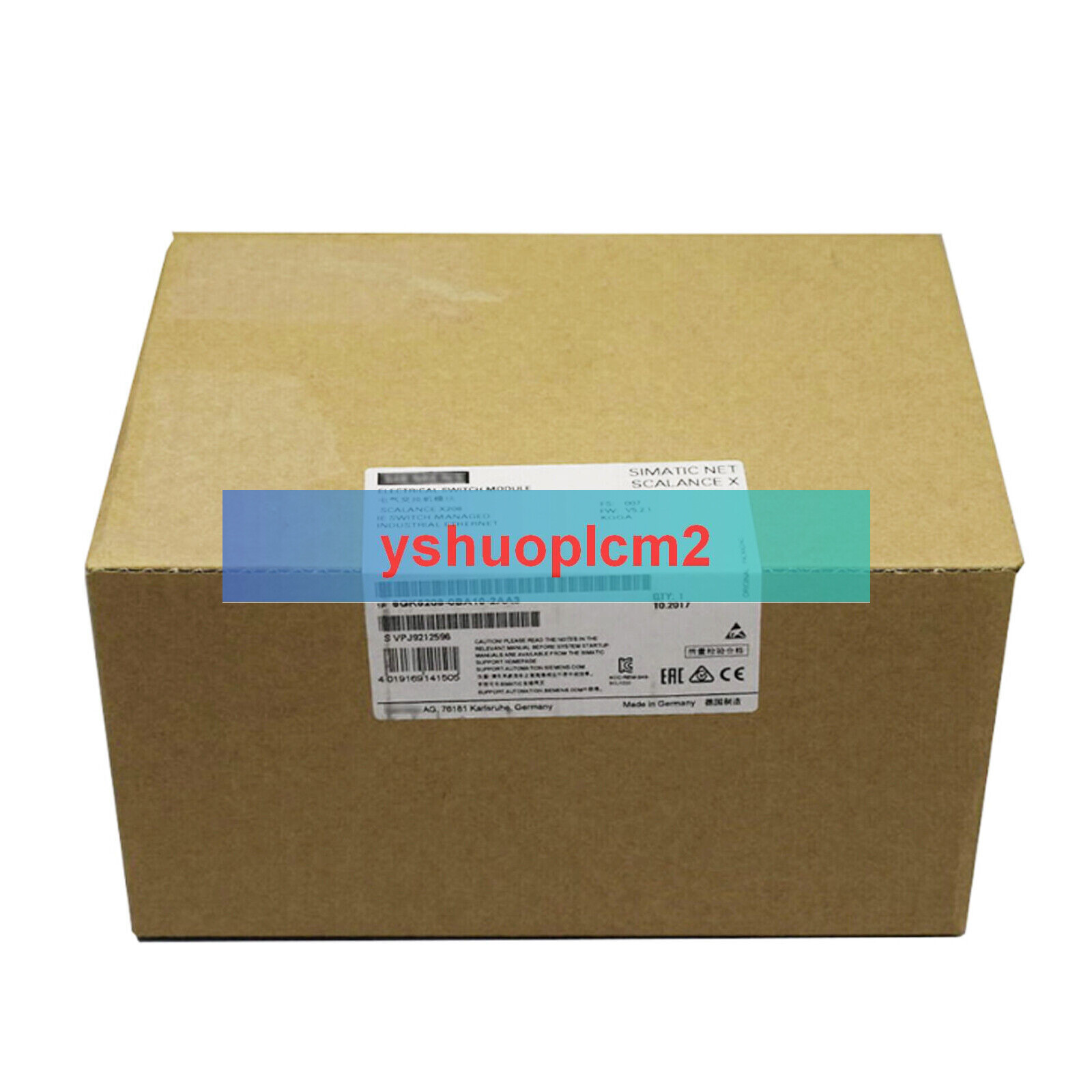 New In Box SIEMENS 6GK5 208-0BA10-2AA3 SIMATIC X208 Electrical Switch Module