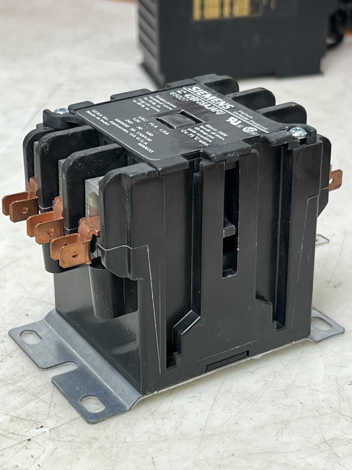 👀 NEW SIEMENS 30A DEFINITE PURPOSE CONTACTOR 3P 24V COIL 600V MAX 42BF35AJAFU