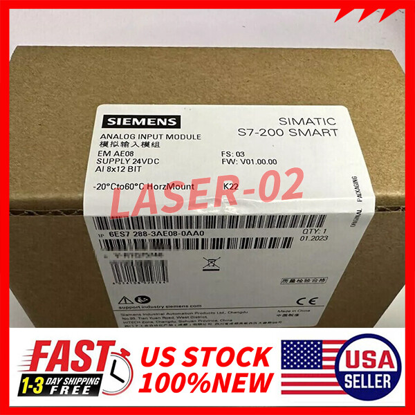 Siemens 6ES7 288-3AE08-0AA0 S7-200 Analog input SM AI08 New Sealed