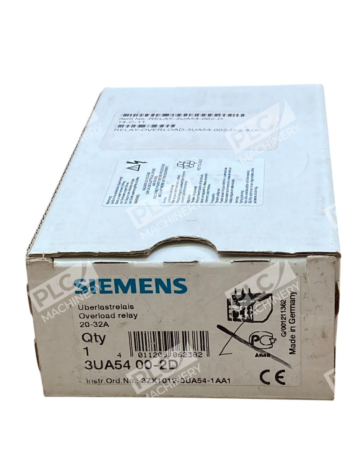 Siemens 3UA5400-2D Overload Relay 20-32A 3UA54 00-2D