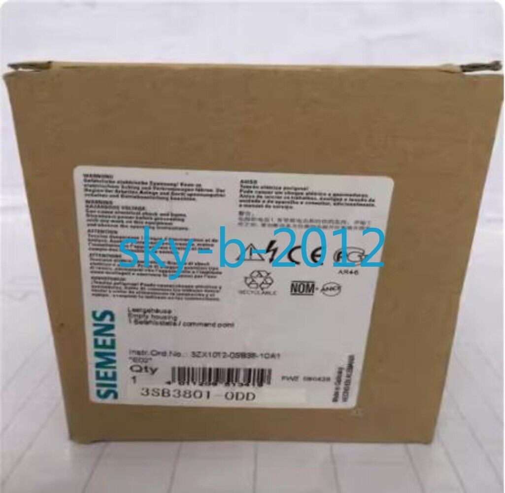 1 PCS NEW SIEMENS button box 3SB3801-0DD