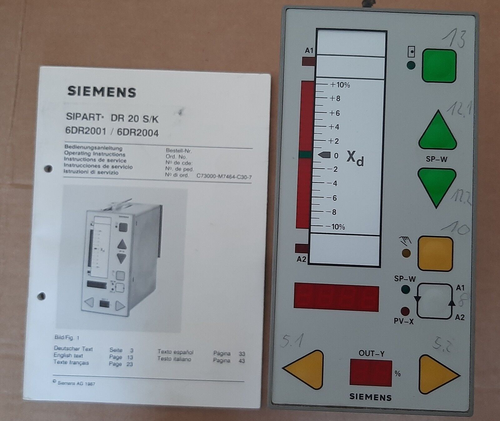 Siemens Sipart DR 20 S/K Controller
