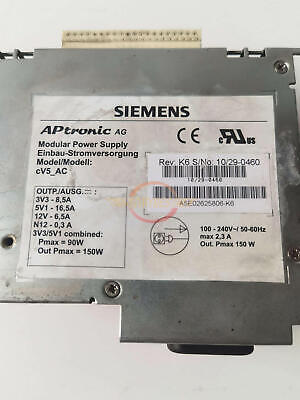 Used One Siemens POWER SUPPLY A5E02625806-K6