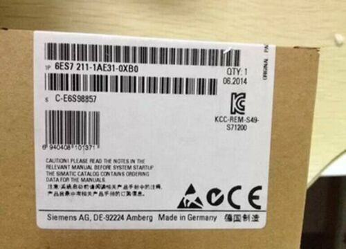 6ES7 211-1AE31-0XB0 NEW IN BOX 6ES7211-1AE31-0XB0 S7-1200 Compact CPU 1211C