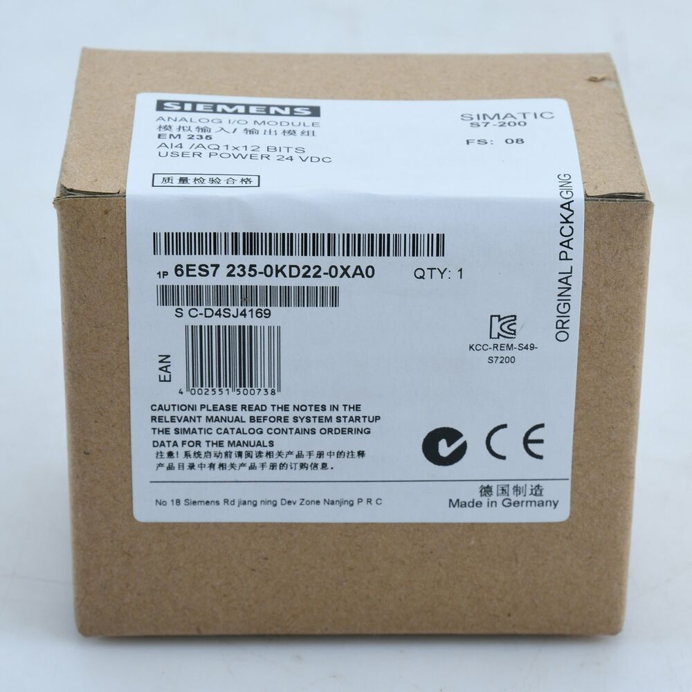 1PC Siemens 6ES7235-0KD22-0XA0 6ES7 235-0KD22-0XA0 New Expedited Shpping
