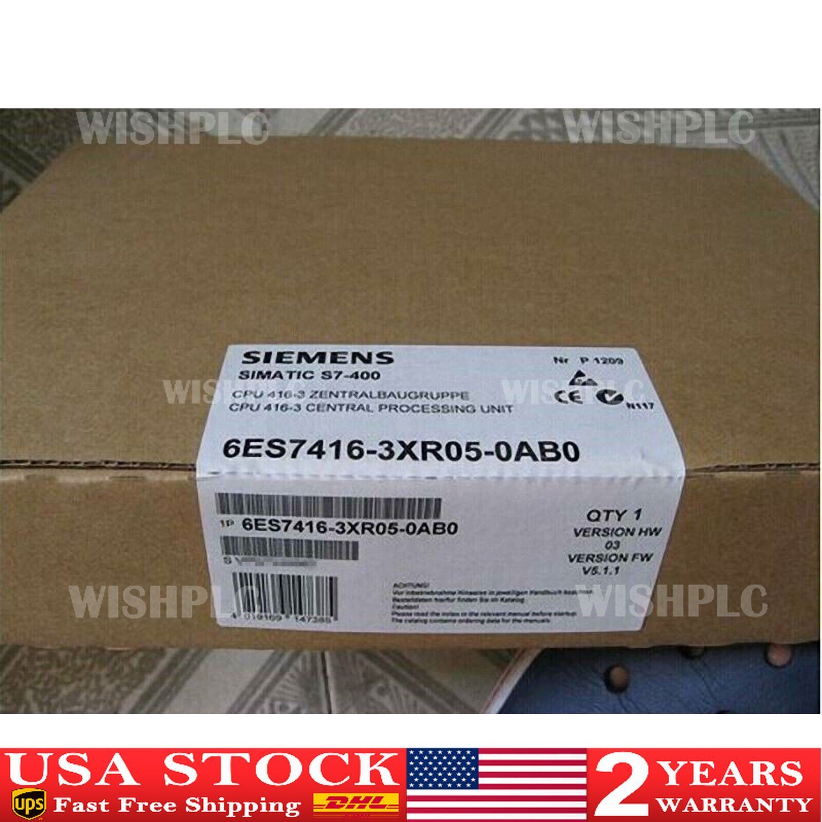 1PC New Sealed SIEMENS 6ES7 416-3XR05-0AB0 6ES7416-3XR05-0AB0