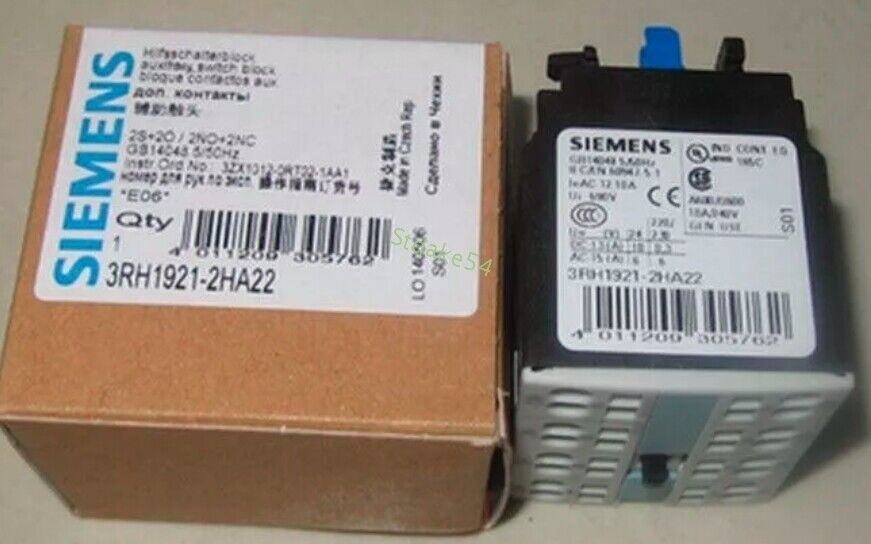3RH1921-2HA22 1pc 3RH19 21-2HA22 New SIEMENS Auxiliary switch 3RH1921-2HA22