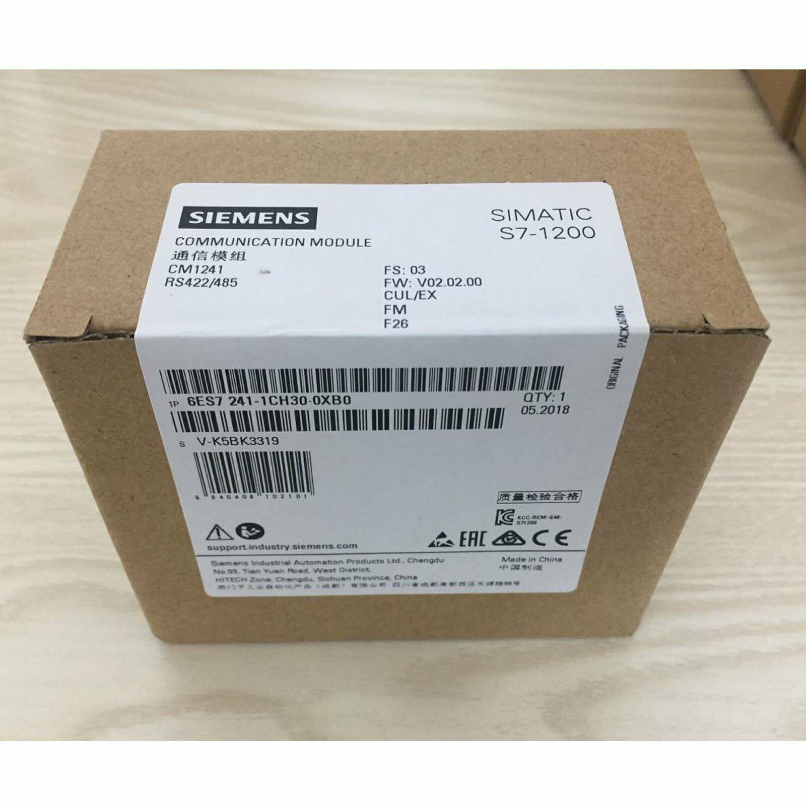 New SIEMENS 6ES7 241-1CH30-0XB0 6ES7241-1CH30-0XB0 ONE