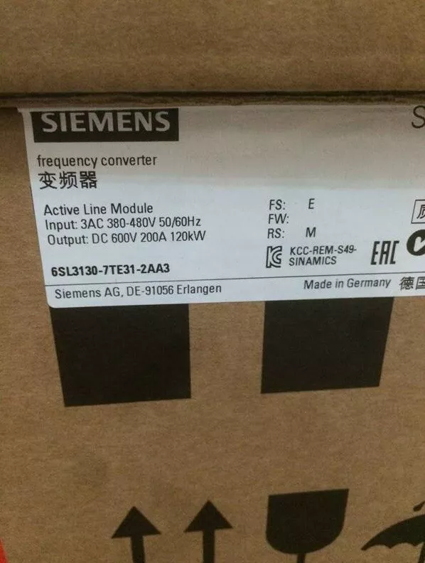 1PC Siemens 6SL3 130-7TE31-2AA3 6SL3130-7TE31-2AA3 Inverter New Expedited Ship