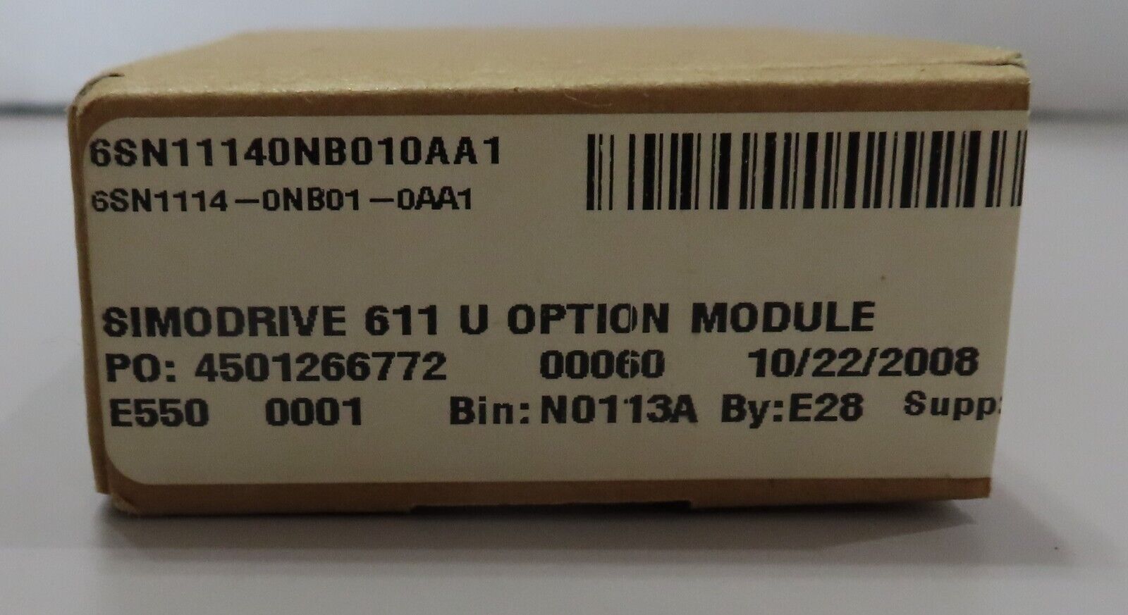 SIEMENS SIMDRIVE 611U, Option – Profibus, 6SN114-0NB00-0AA2 