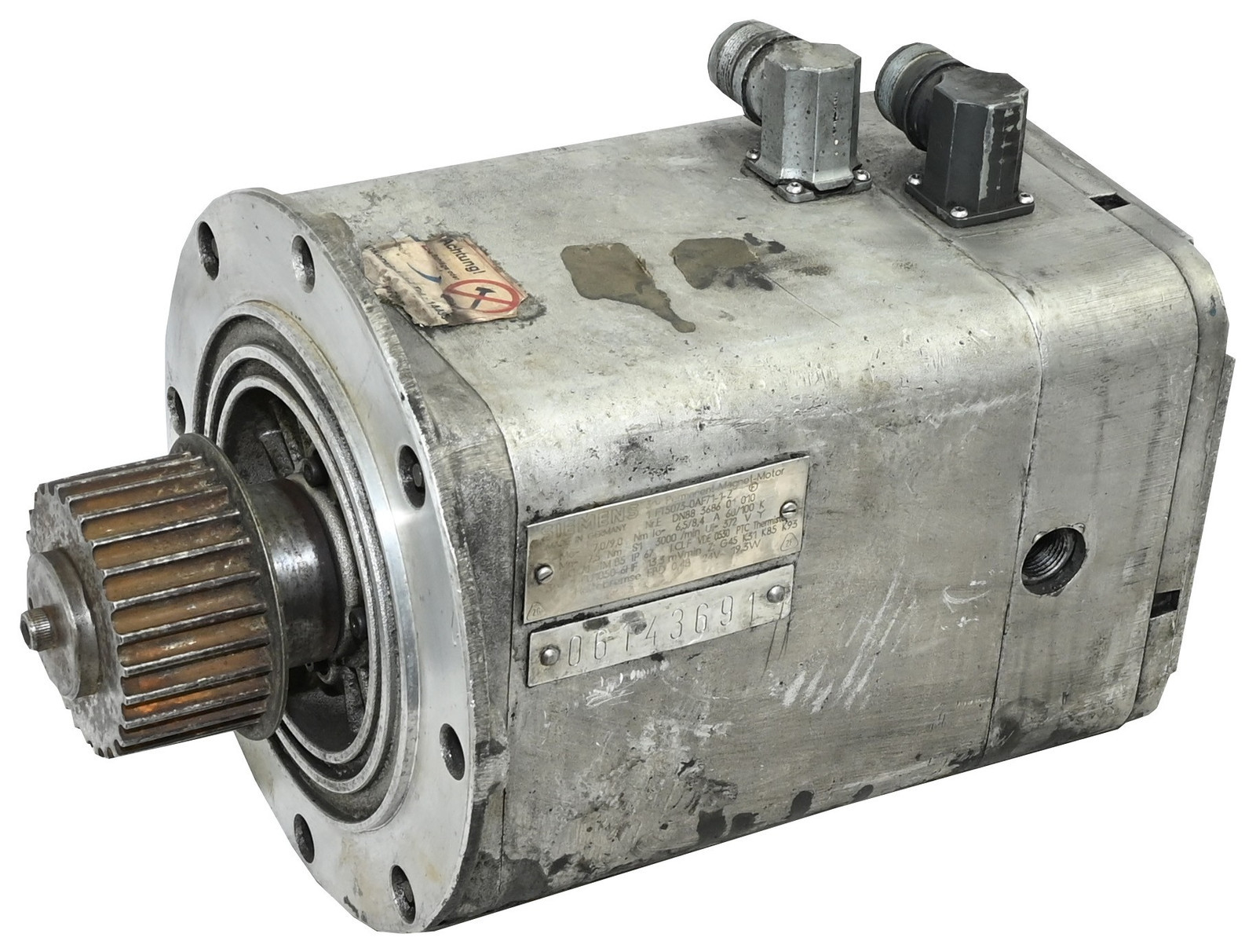 Siemens 1FT5073-0AF71-1-Z 1FT5 073-0AF71-1-Z Permanent Magnet Motor