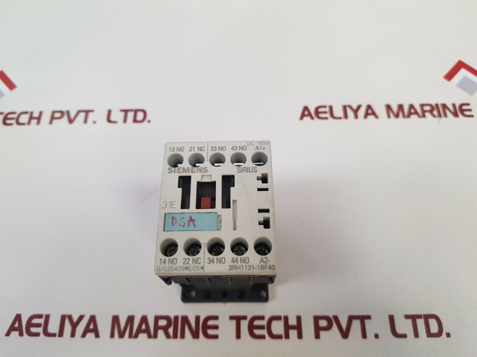 Siemens 3RH1131-1BF40 Contactor Relay 10A 600V AC